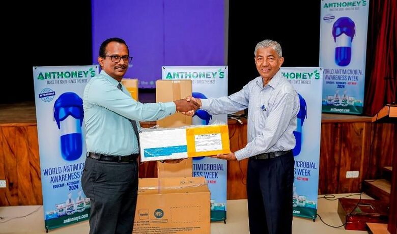 New Anthoney’s Farms Donates Water Purification System and Raises AMR Awareness at Owitigama Bodhiraja Vidyalaya.